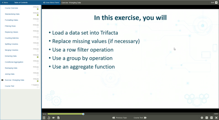 Trifacta for Data Wrangling