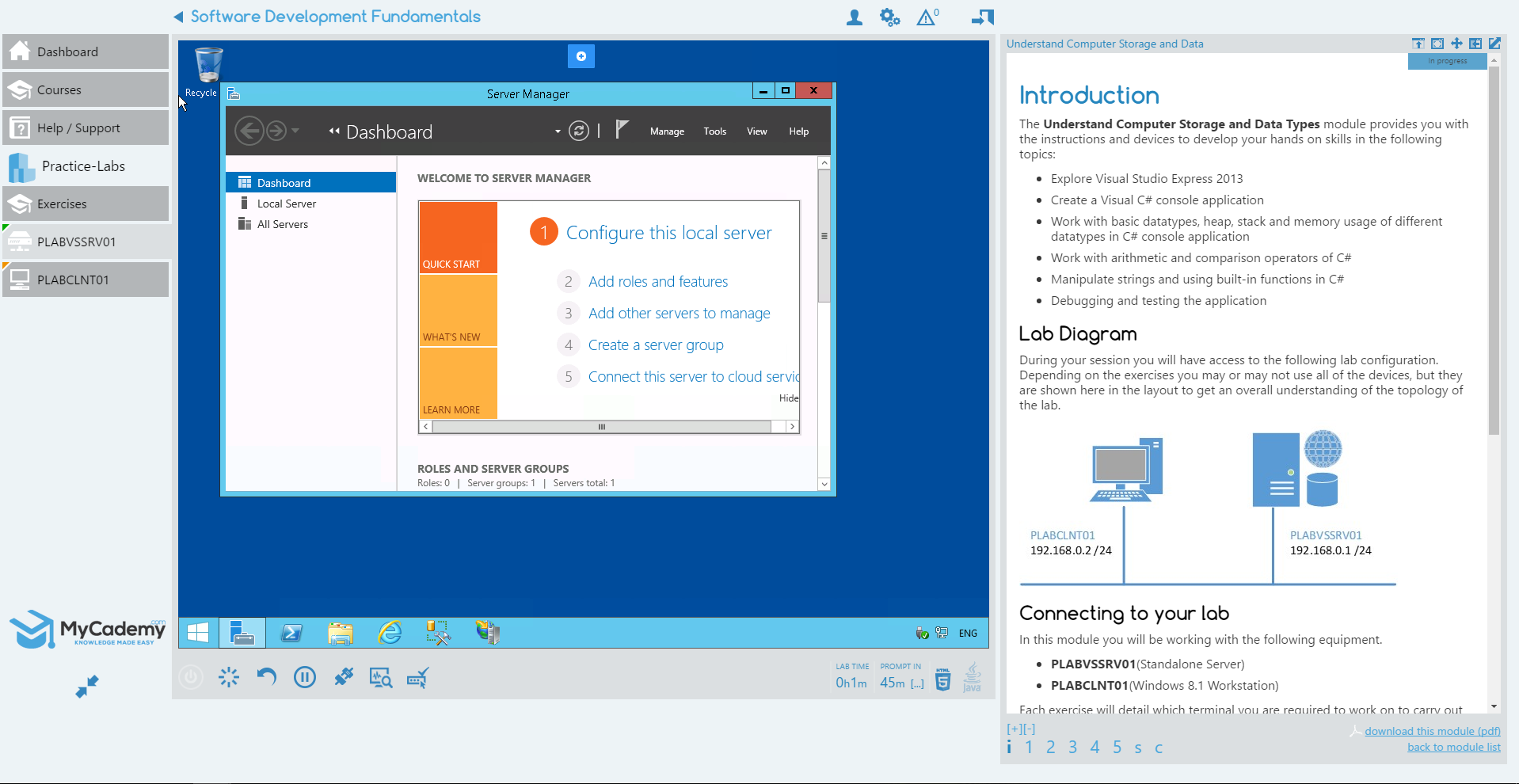 Software Development MTA 1