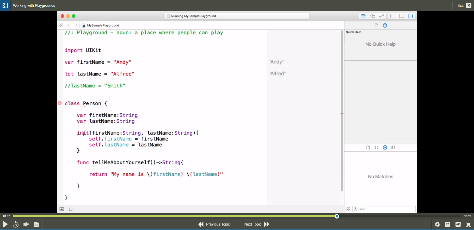 Training: iOS Application Development Fundamentals