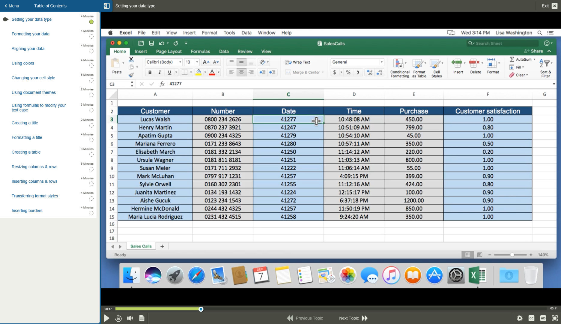 Microsoft Excel 2016 for Mac 1