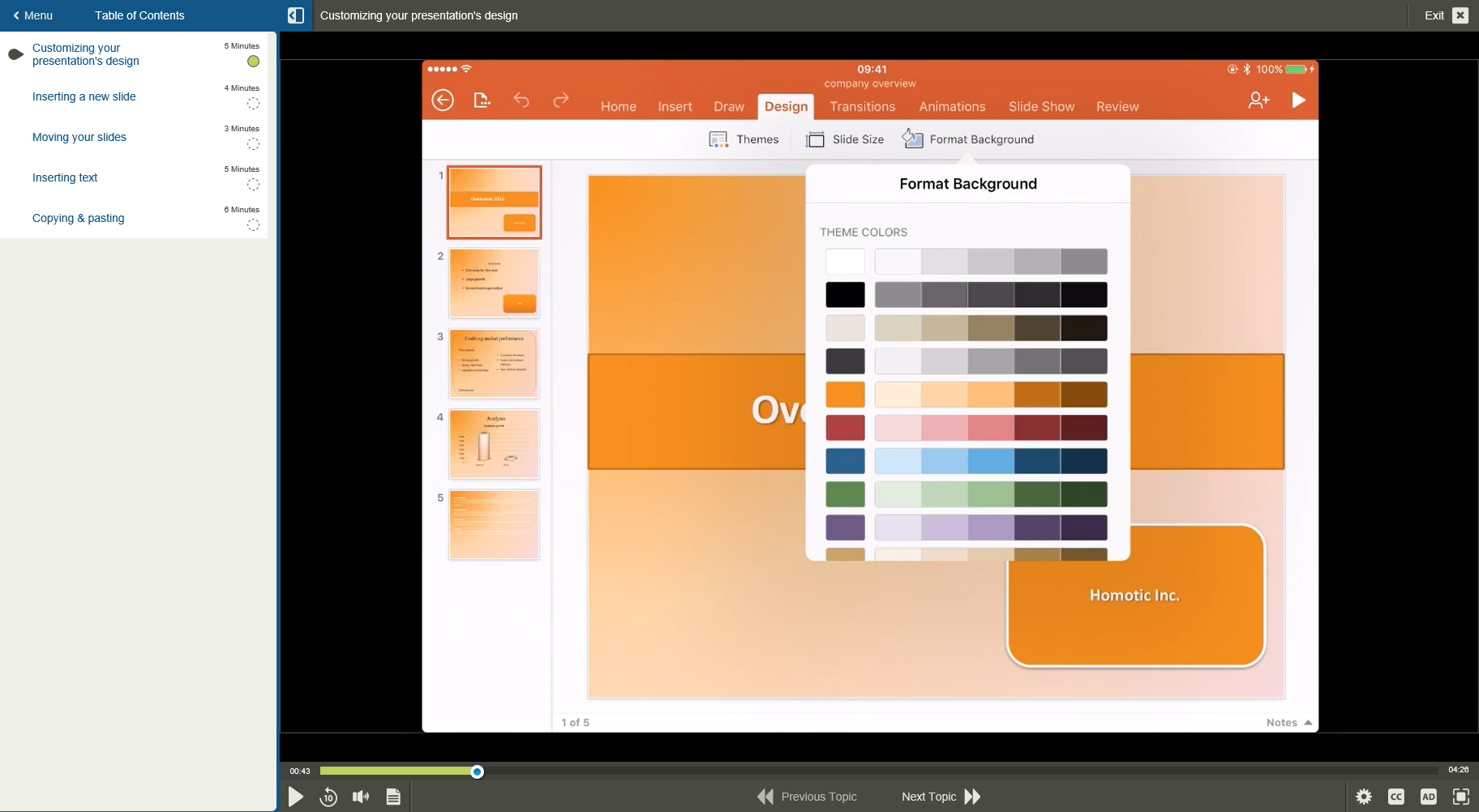 Powerpoint ipad 1