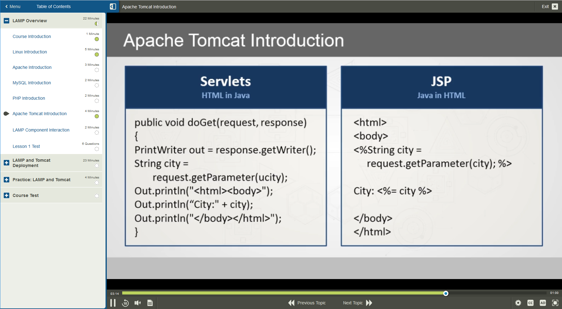 101525 Apache Web Services with Tomcat 1