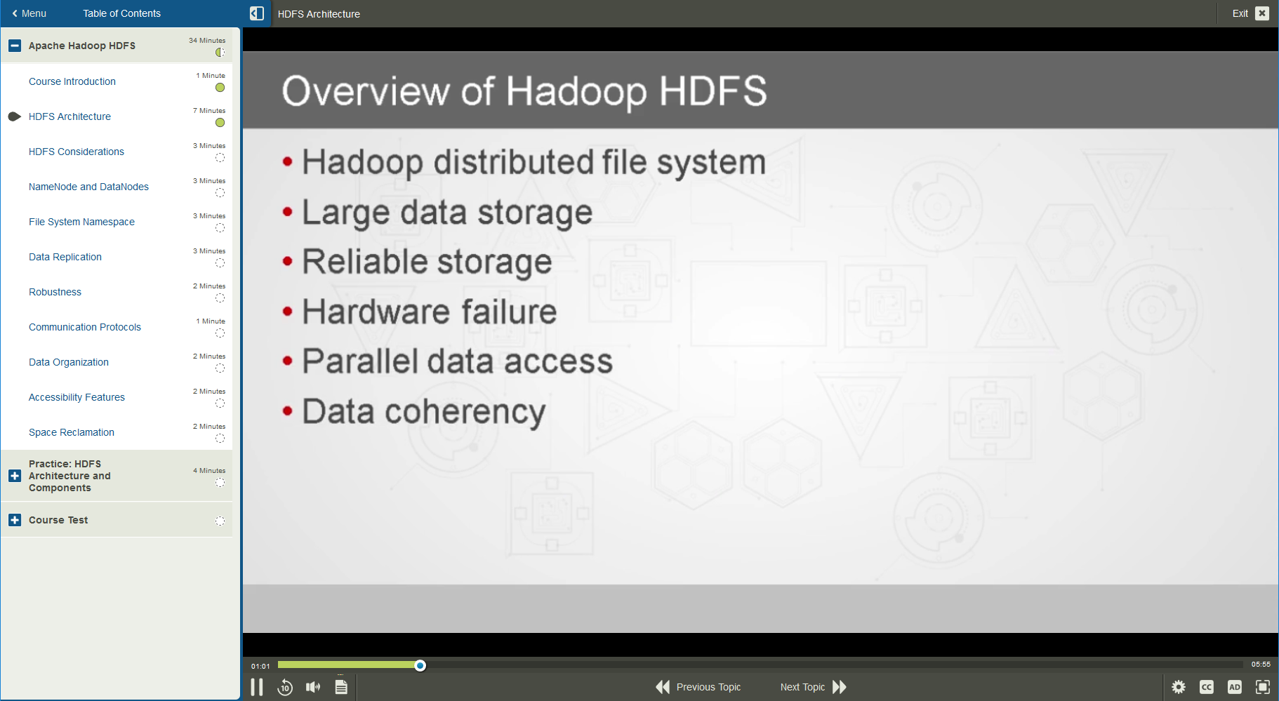 101706 Installation and Maintenance of Hadoop 1