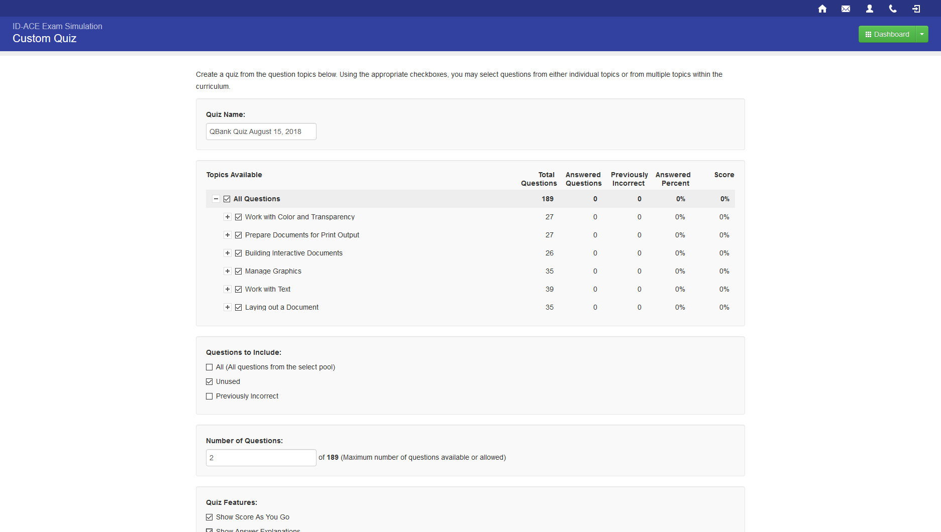 101688 Proefexamen ID-ACE Adobe Certified Expert InDesign 1