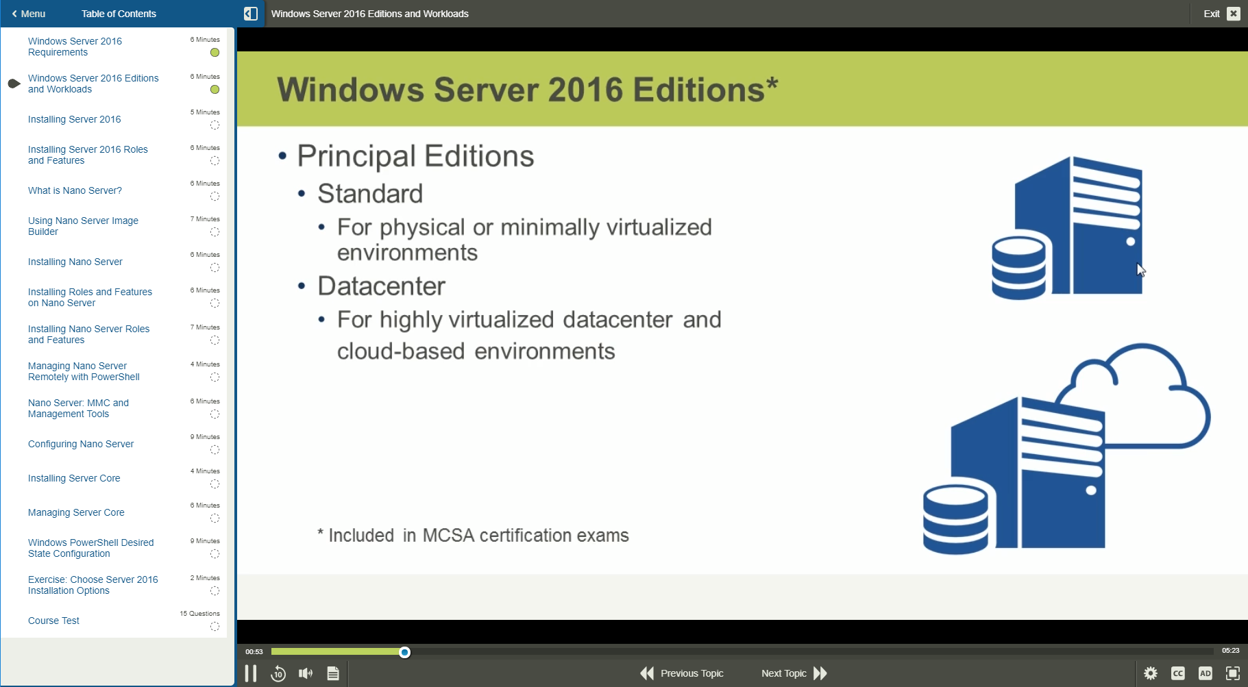 101796 Installation, Storage, and compute with Windows Server 2016 (exam 70-740) - Updated 1