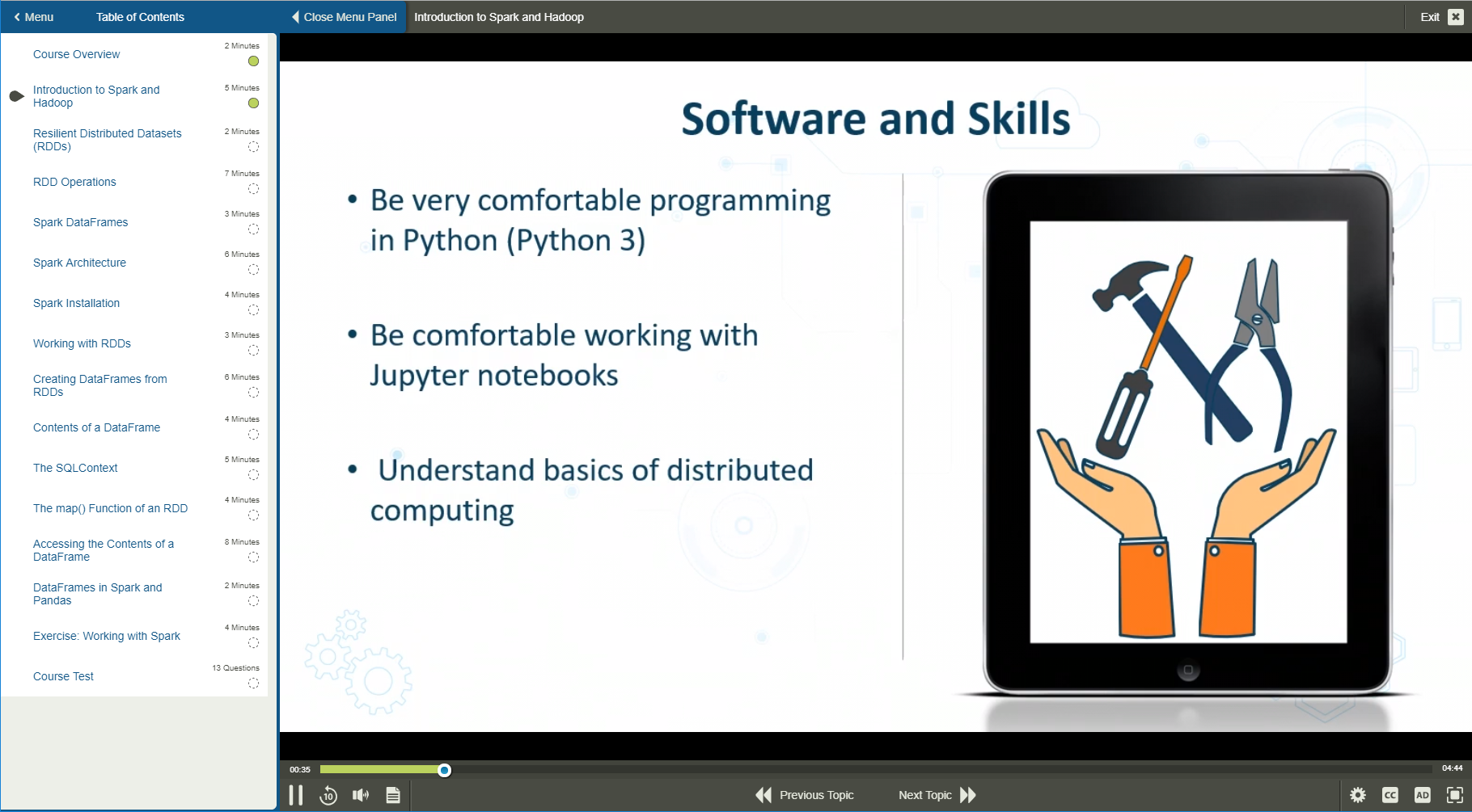 101840 Fundamentals of Accessing Data with Spark 1