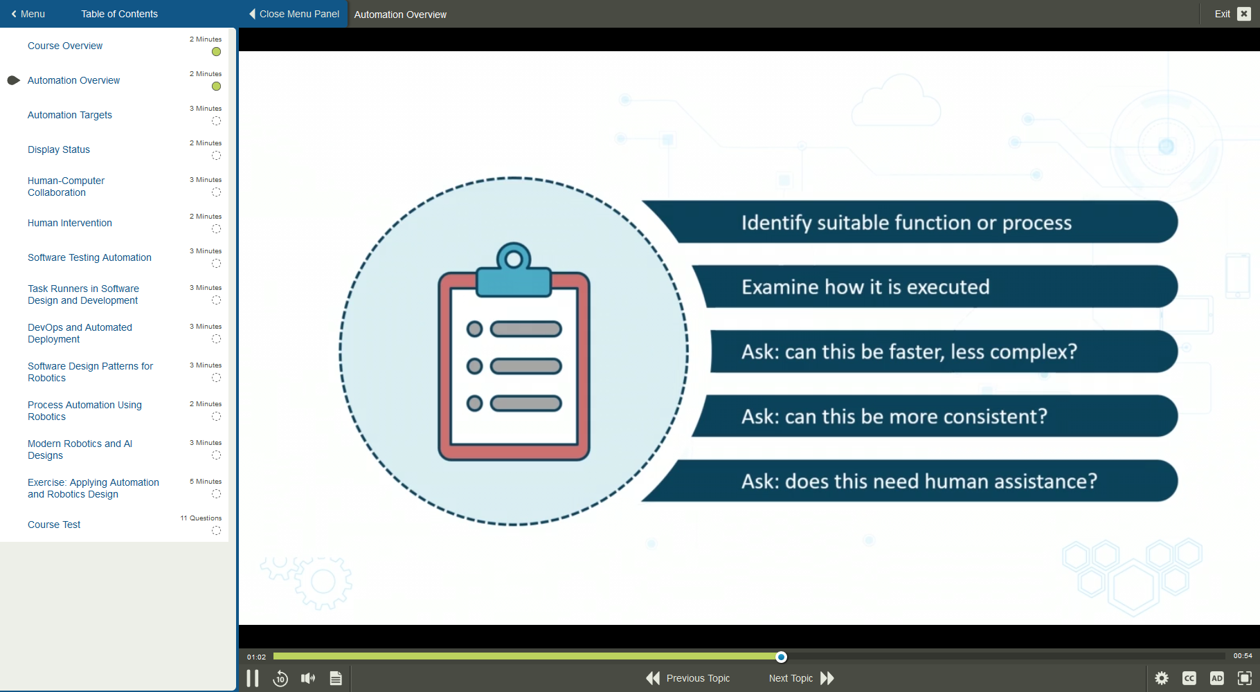 101894 Automation Design & Robotics 1