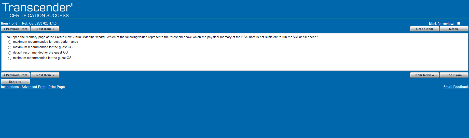 Proefexamen 2V0-620 vSphere 6 Foundations