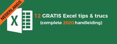 12 GRATIS Excel tips en trucs die uitzonderlijk goed werken (complete 2022 handleiding)